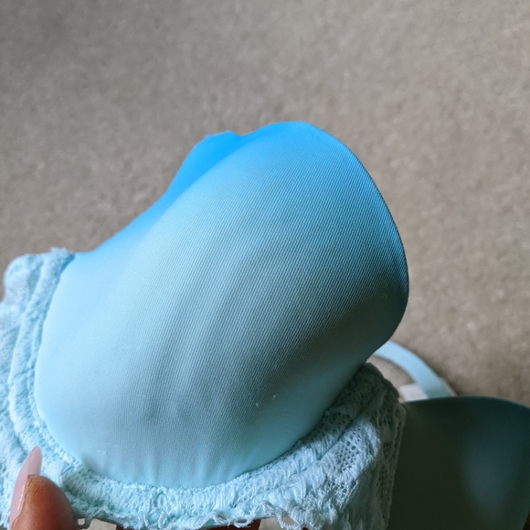 Nwt no boundaries lace frame tshirt blue bra - Picture 4 of 16